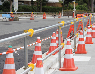 仙台市青葉区内　道路工事